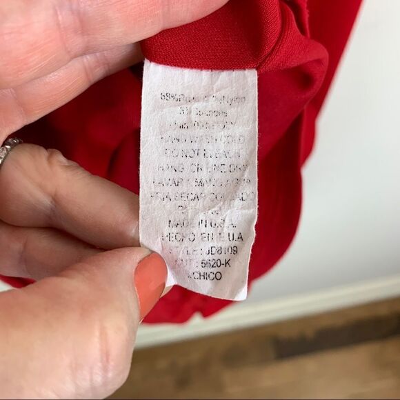 Lulus Just‎ Me Red Mini Dress with Spaghetti Straps Ruffle Hem XS - Picture 8 of 8